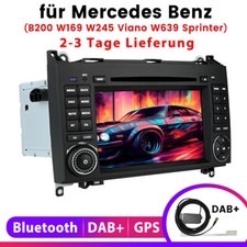 Per Benz Classe A Viano Vito W169 Sprinter 7''Autoradio GPS Navi DVD DAB+ BT SWC