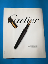 RITAGLIO DI GIORNALE PUBBLICITA' PENNA DIABOLO DI CARTIER DA COLLEZIONE - (141)
