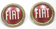 2 NEW Hood emblems Fiat 124