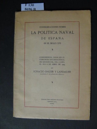 Consideraciones sobre - , la