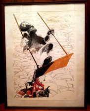 litografia originale firmata a