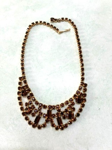 Collana vintage firmata strass - firmata,