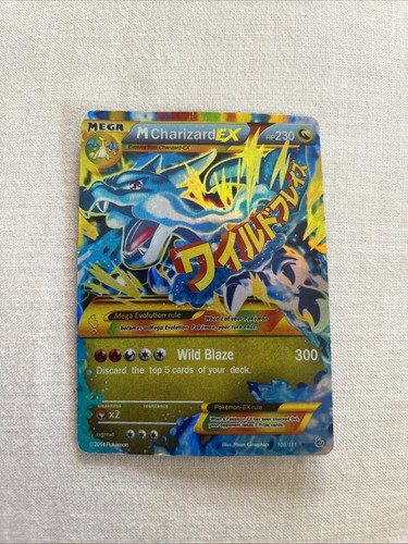 Mega charizard goldcarta - charizard, ex
