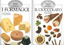 2 libri cucina IL CIOCCOLATO + I FORMAGGI - Grand Gourmet - Mondadori