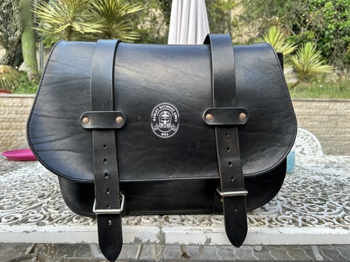 Borsa cuoio per softail - borsa,
