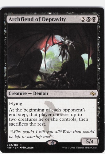 Archfiend depravity 62 - archfiend, #62