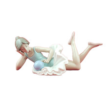 Figurina Lladro Nao - Ballerina con palla 1178 - L/N 3724