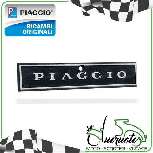 Targhetta anteriore piaggio - targhetta,