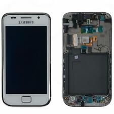 Samsung Galaxy S Plus i9001 display LCD touchscreen vetro cornice Brezel bianco