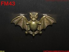 steampunk gothic bronze bat