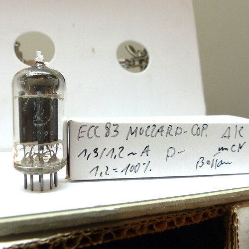 Nos mullard holland ecc83 - 1x,
