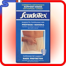 CORSETTO ORTOPEDICO SCUDOTEX COTTON CROSS FLESSIBILE TRASPIRANTE COLORE NATURAL 