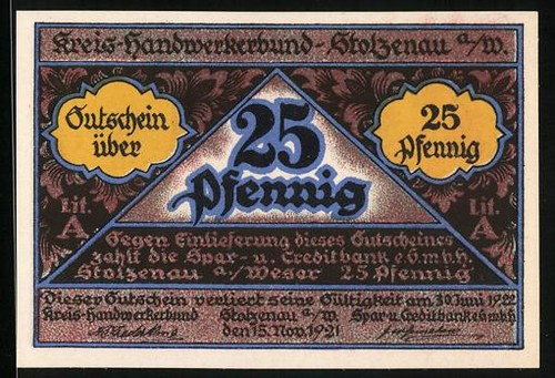 Moneta emergenza stolzenau - di,