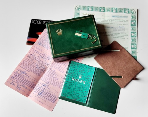 Rolex scatola pelle verde - in,
