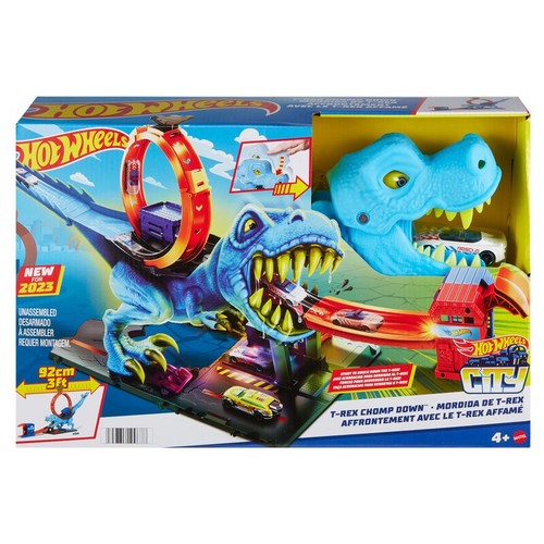 Hot wheels city rex - hot, t-rex