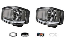 PLUTON Coppia fari di profondita' con led  in alluminio per fuoristrada camion