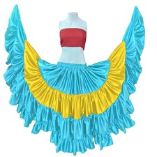 Gonna svasata PALAU Country 25 iarde 4 livelli danza del ventre S31