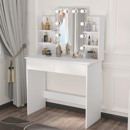 Toeletta trucco con luci - toeletta,