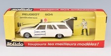 Ambulanza Vintage Solido 1:43 Serie 10 n.23 Peugeot 504 anni 70 *CON SCATOLA*