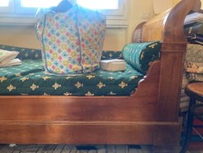 LETTO A BARCA dell'ottocento stile impero in ottimo stato