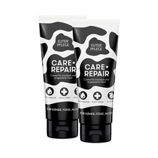 CURA DELLA MAMMELLA Care+Repair 2x200ml, Crema per Pelle Secca, Crema Mani Senza Profumo