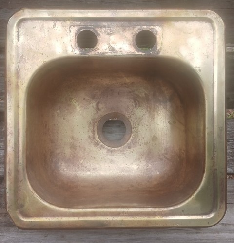 Lavello vintage ottone - vintage,