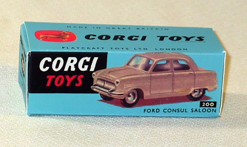Corgi toys ford consul salon - toys,