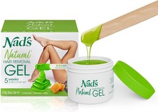 Nad's Originale Kit Cera Gel Depilazione Naturale, Kit Ceretta per Corpo, Braccia,... 
