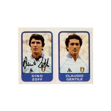 DINO ZOFF Figurina Autografata