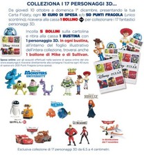 Personaggi 3D Disney Pixar