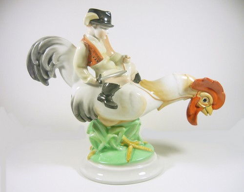 Herend gallo gigante cavaliere - herend,