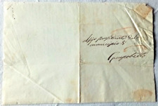 SICILIA-TRINACRIA 1849 CAMPOBELLO E SERVIZIO PUBBLICO IN OVALE ROSSO.DA GIRGENTI