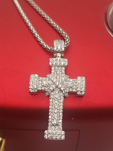 Ciondolo croce argento - ciondolo,