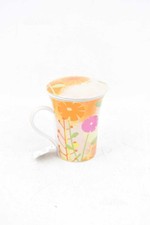 Tisaniera Andrea Fontebasso 1760 In Ceramica Con Coperchio Arancione Rosso