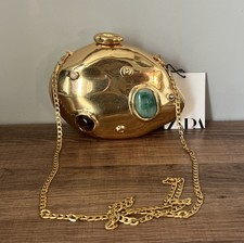 ZARA BORSA MINAUDIÈRE ORO