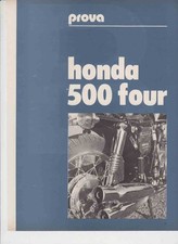 PUBBLICITA'  TEST MOTO HONDA  500 FOUR   1972-MAXIMOTO MOTOGIAPPONESI EPOCA