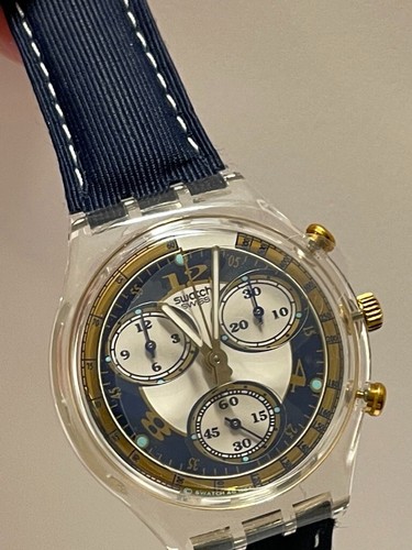Swatch chrono blue - blue, horizon