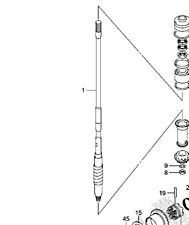 Suzuki Marine 57110-93L10 Drive Shaft X - Albero verticale XL