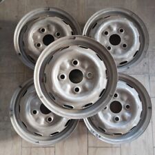 Cerchi in ferro FERGAT  14x4,5  Attacco 4x13. Anno 1971 ALFA ROMEO