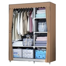 Armadio portatile In tessuto appendiabiti oggetti armadio salvaspazio 170x105x45