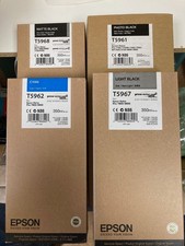 Set 4 inchiostri originali Epson T5961-T5962-T5967-T5968 Stylus Pro 7900 9900 SPEDIZIONE GRATUITA!