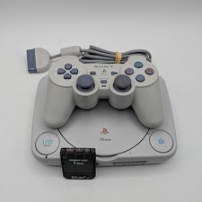 Console PS One Sony Playstation 1 PS1 Slim SCPH-102 Grigia con Controller e Cavi