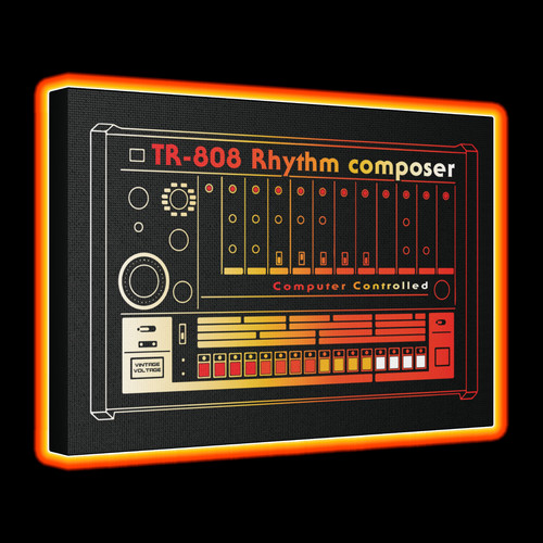 808 canvas wall art rhythm - 808, "rhythm