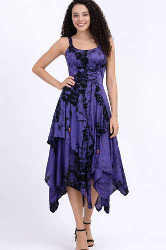 Abito tie dye - dye, maxi