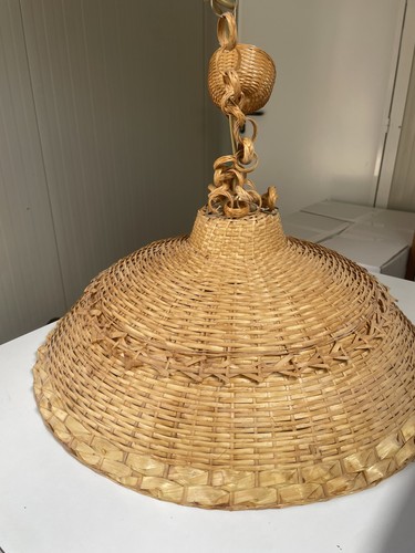 Lampadario vimini - lampadario, in