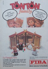 Pubblicità Advertising Werbung Italian 1983 FIBA FAMIGLIA ORSI TON TON FAMILY .