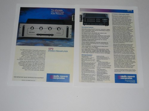 Audio research tubo - sp-9,