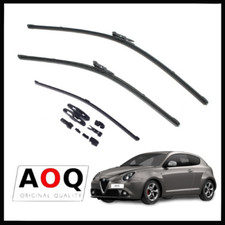 KIT 3 SPAZZOLE TERGICRISTALLO ALFA ROMEO MITO Anteriori Posteriore FLAT