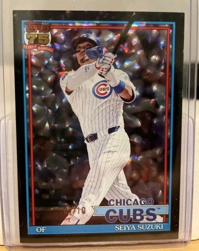 Seiya suzuki topps black - topps,