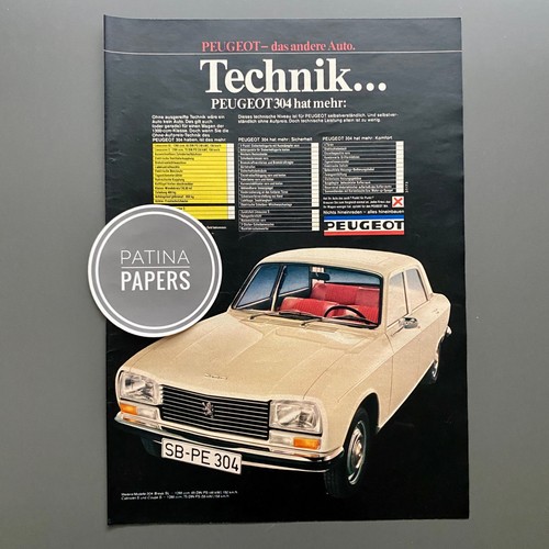 1973 tecnica peugeot 304 - 1973,